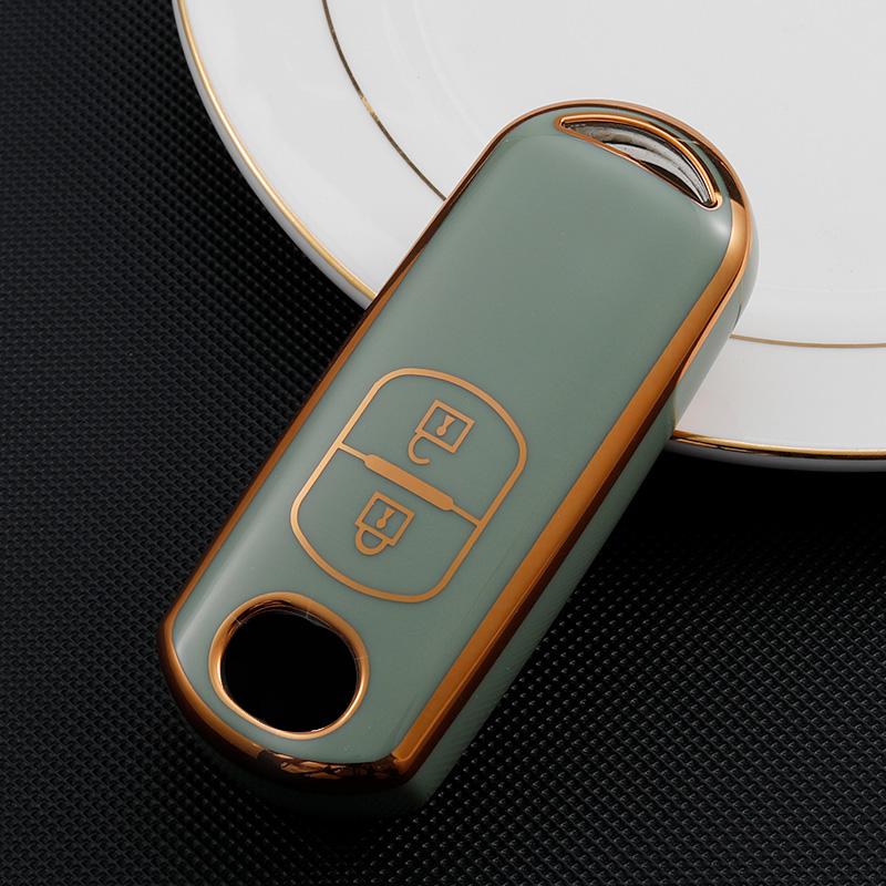 2/3/4 Buttons TPU Car Key Cover Key Case for Mazda 2 3 6 Axela Atenza CX-5 CX5 CX-3 CX-7 CX8 CX-9 2016 2017 2018 Auto Bag Keychain Accessories