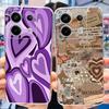 For Xiaomi Poco X6 Pro 5G Case New Fashion Painted Cover Clear Silicone Soft TPU Phone Case For Xiaomi Poco X6 Pro PocoX6 Bumper