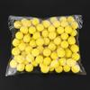100PCS  Pack Universal EVA Soft Round Refilled Bullets Ball for Rival Toy Gun  (Yellow)