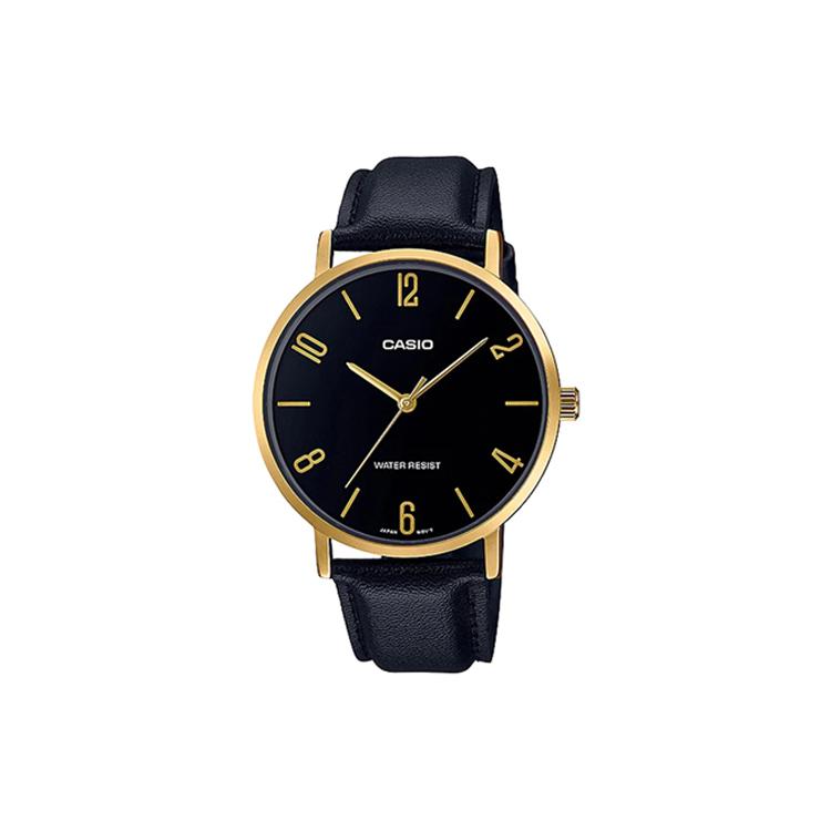 Casio Мужские часы Стандартная серия Черные MTP-VT01GL-1B2 MTP-VT01GL-1B2