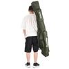 3 Layers Fishing Pole Bag Portable Folding Fishing Rod Storage Bag for Fishing Camping Hiking