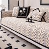 Wheat Ear Leaves Jacquard Slipcover Non-slip Sofa Towel Thicken Plush Sofa Cover Couch Cushion For Living Room Modern Home Decor