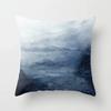 Watercolor Blue Cushion Cover Abstract Marble Geometric Pattern Sofa Pillowcase Bedroom Home Decor Car Office Decorative 45x45cm