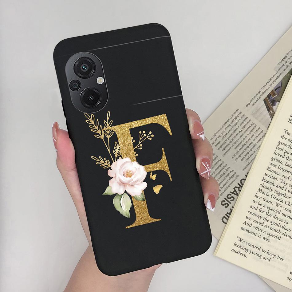 Для Xiaomi POCO M5 Чехол Роскошный Модный Силиконовый Мягкий ТПУ Задняя Панель Защитная Оболочка Телефона Для Xioami POCO M5 4G Милый Чехол с Буквами Сумки