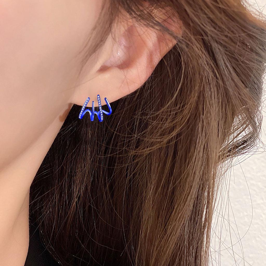 Женские серьги, серьги-гвоздики с зажимами, серьги с пирсингом для девочек