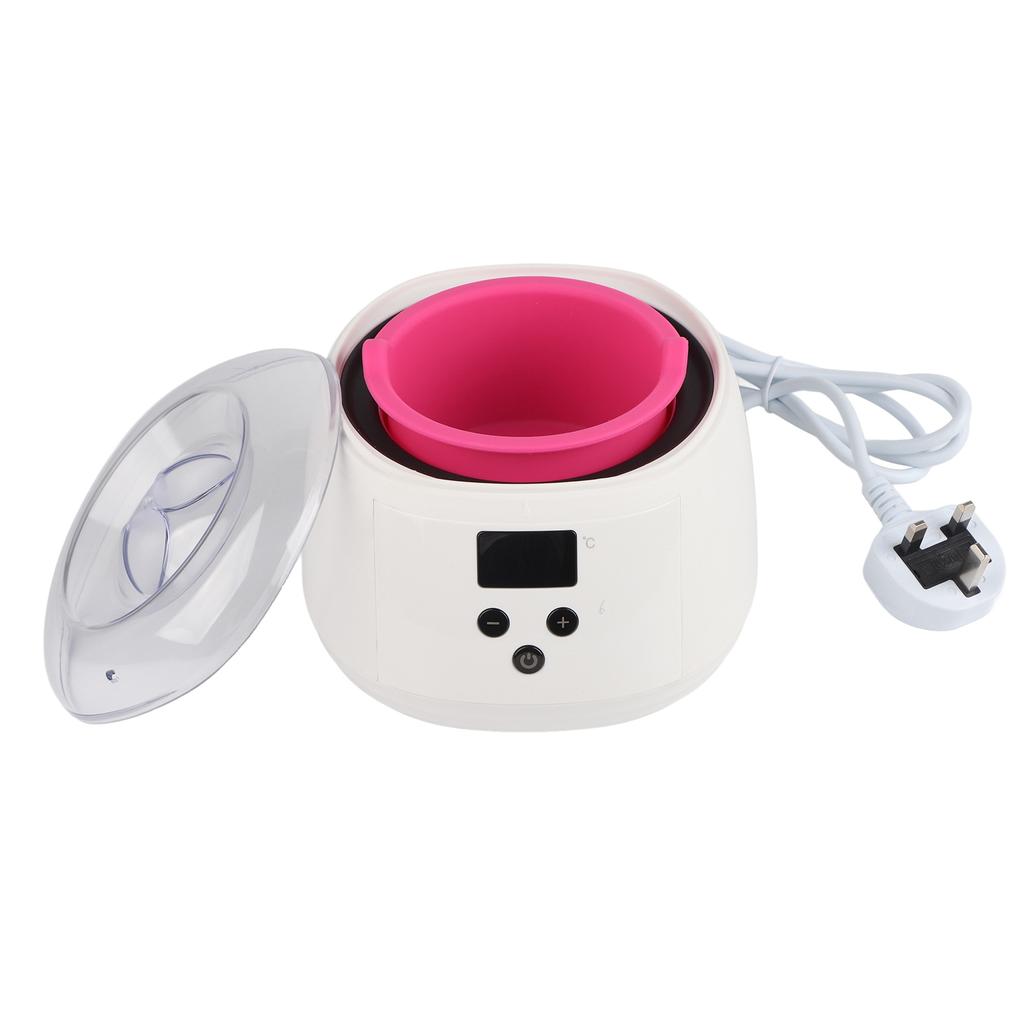 Набор для нагрева воска, набор для удаления волос, белый воск, набор с 4 пакетиками, твердые восковые бобы для ног и лица 100‑240 В