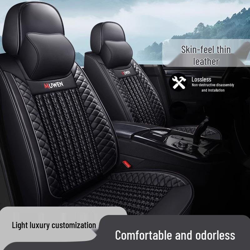 Всесезонные кожаные чехлы на сиденья для Honda Accord 7-го по 10-е поколение