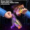 Decompression Fidget Toys Teens Adults 3D Gravity Plastic Cutter Model Fingertip Toy Anti-Anxiety