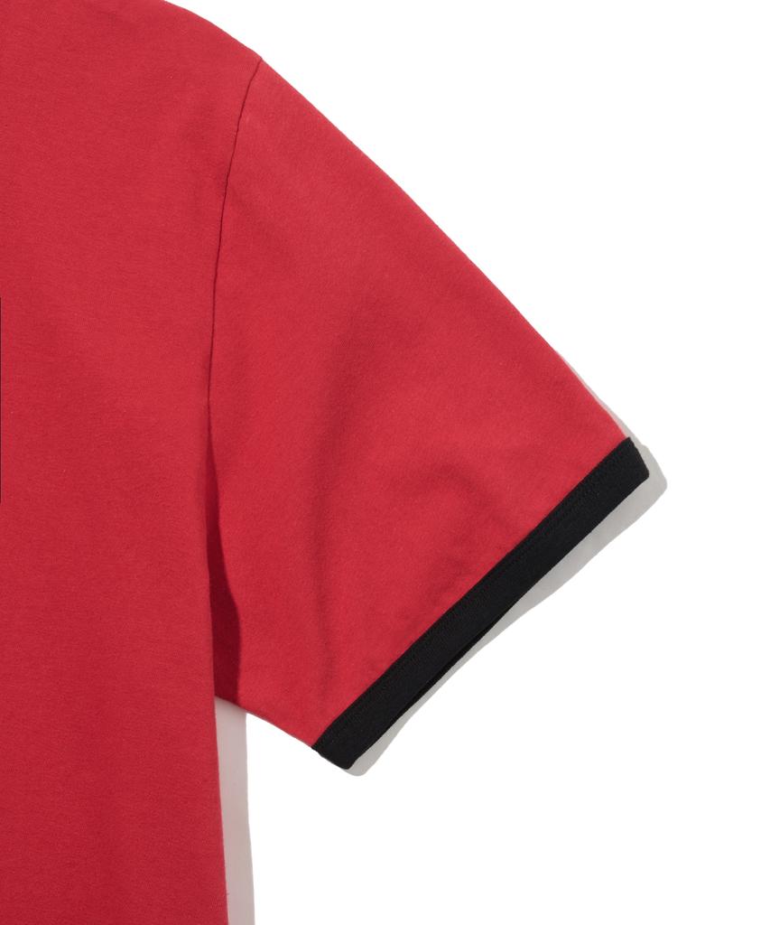 PHYPS MOTORCYCLE I Love Honda Ringer T-Shirt_Red