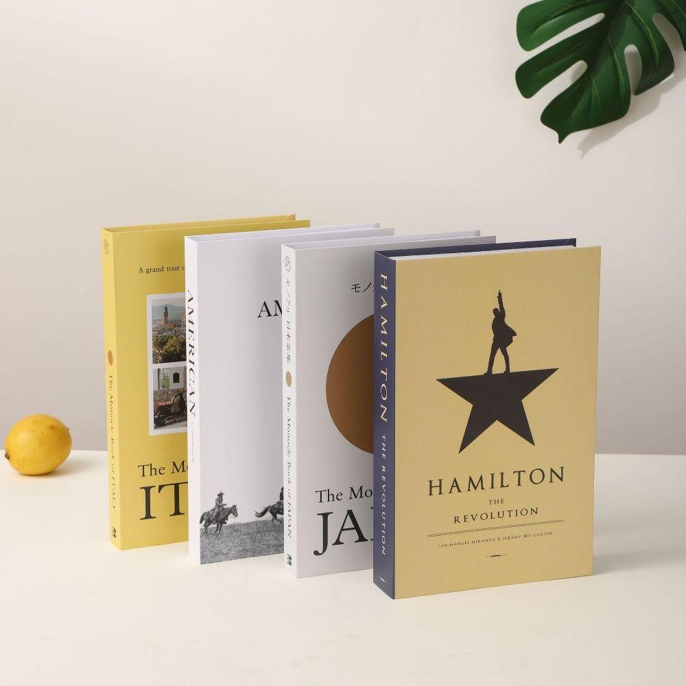 Creative Artistic Simulated Books Fashion Nordic Style Fake Books Handmade Book Model Decorative Book