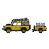 2466 деталей Мелкие строительные блоки MOC Внедорожник с прицепом Модель Игрушечный автомобиль Подарок