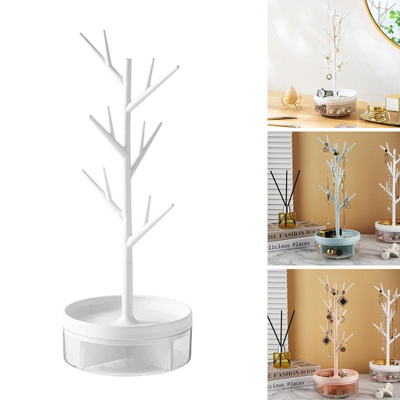 Подставка для ключей в форме дерева с несколькими вилками, серьги, ожерелья, кольца, подставка для ювелирных изделий, елка, принадлежности для спальни