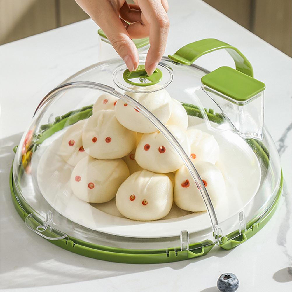 Крышка от брызг в микроволновой печи для еды с пароваркой и ручкой, крышка для миски, защита от брызг в микроволновой печи, гаджеты для домашней кухни