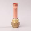 1Pc Air Conditioning Copper Pipe With Forged Brass Sae 1/4 3/8 5/8 1/2 3/4 Threaded Connector Fitting Adapter -20 To 120℃