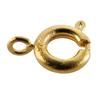 4 Spring Clasps 7mm Gold Color