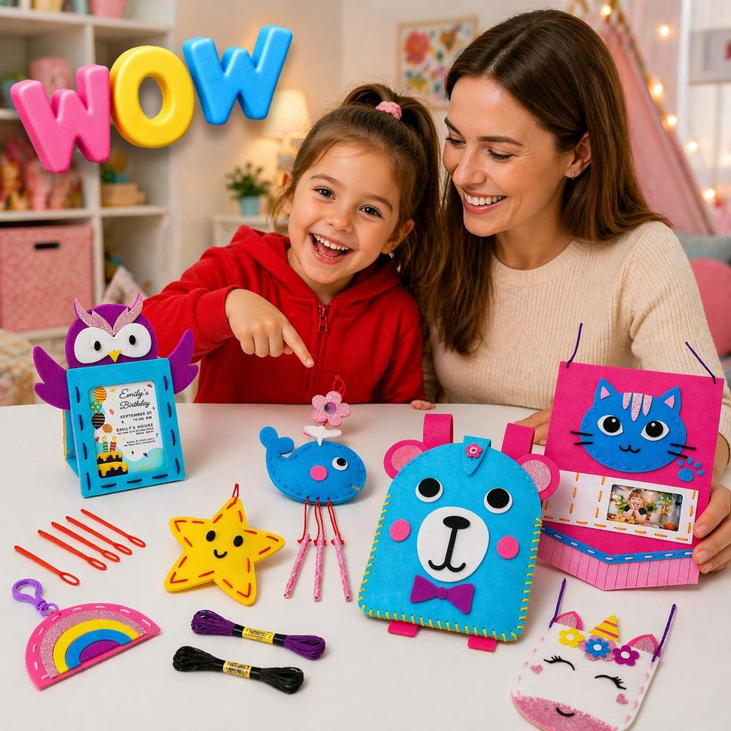 [PACZA] DIY Felt Sewing Kit for Kids Z3358