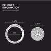 DIQ4   Car One-Click Engine Start Stop Switch Button Cover Ignition Button Sticker For Mercedes Benz W211 W204 W210 CLA GLA Accessories