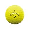 Balles de Golf - CALLAWAY - Supersoft - Jaune - Mixte - Distance élevée