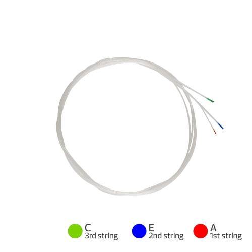 Aquila AQ-SLW 5U Low-G Type Soprano Ukulele Strings, 60cm, 4-String Wound