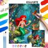 Disney Цифровая масляная живопись DIY масляная живопись лесные животные ручная роспись décoration гостиной спальни