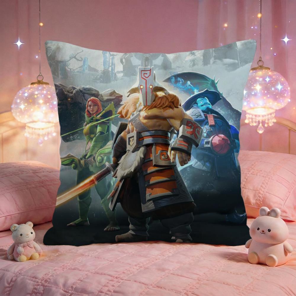 Игровой Крутой Чехол На Подушку DDota 2 Премиум Комфорт Двусторонний Чехол Для Подушки Дизайн Два В Одном Для Любой Комнаты Салона Автомобиля