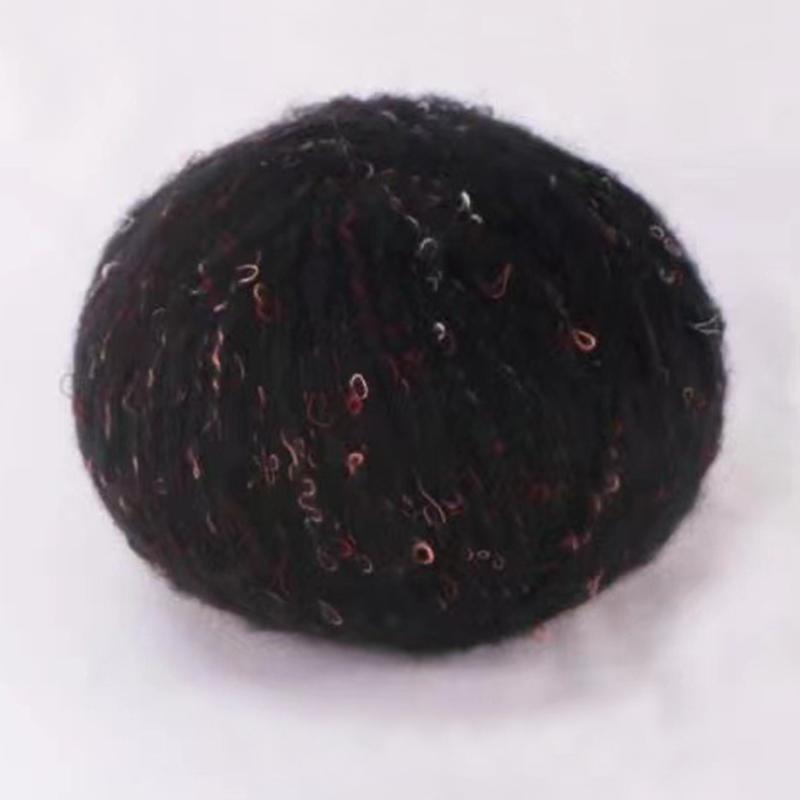 50 г/шарик для вязаного шарфа, шапки, одежды, нитки ручной работы, плюшевая мохеровая пряжа, цветная шерстяная в горошек