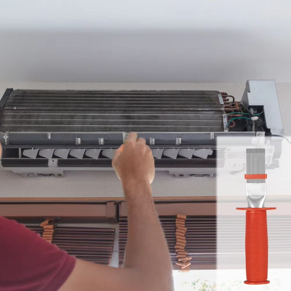 Adjustable Refrigeration HVAC Fin Comb Straightening Cleaning Brush Dust Elimination