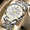 New Fully Automatic Non-mechanical Men's Watch Men's Business Versatile Waterproof Steel Quartz Watch