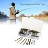 100pcs Terminal Carp Fishing Tackle Safety   Clips with Pins Tail Rubber Tubes Anti Tangle Sleeves Quick Change