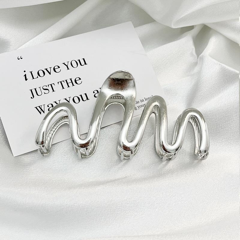 Модные женские металлические когти для волос, модные золотые серебряные заколки-крестики для волос, корейские геометрические шпильки для волос, аксессуары для волос для девочек