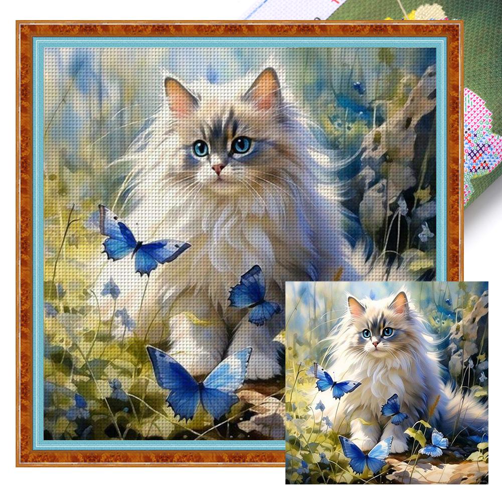 Полный комплект для вышивки крестом из эко-хлопковой нити 11CT с изображением животных