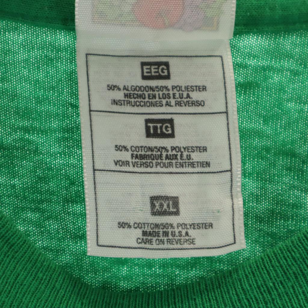 FRUIT OF THE LOOM BEST 90s Made in USA Old GREENWAY RAIDERS Short sleeve T-shirt Men's Used