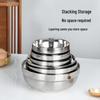 JingJingRS 304 Stainless Steel Double-Layer Insulated Dining Bowl
