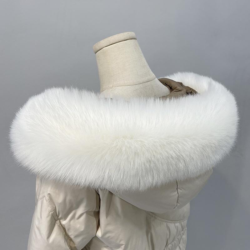 Женский мягкий воротник с запахом шеи, зимние теплые шарфы, женский пушистый шейный платок с воротником из искусственного меха