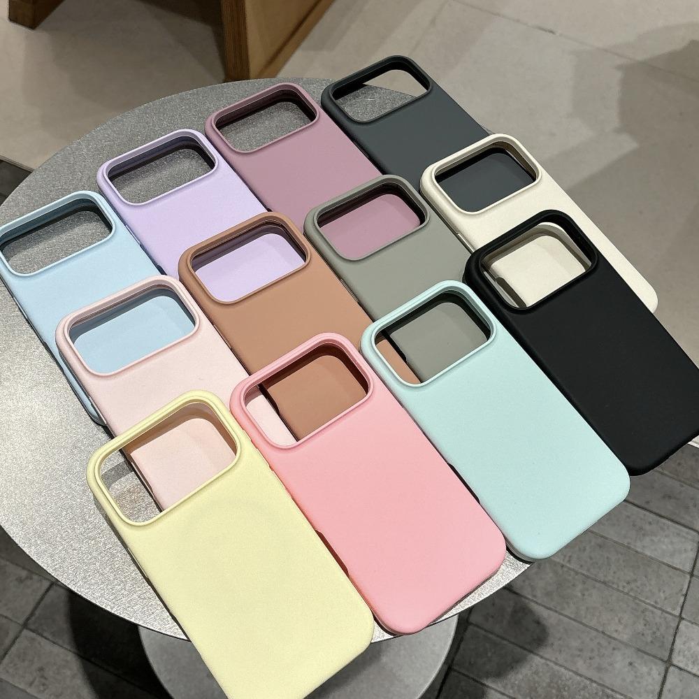 Конфетный однотонный чехол для Magsafe для iPhone 17 Air 16 15 14 13 11 12 Pro Max Plus Мягкий жидкий силикон Тонкий Ударопрочный чехол