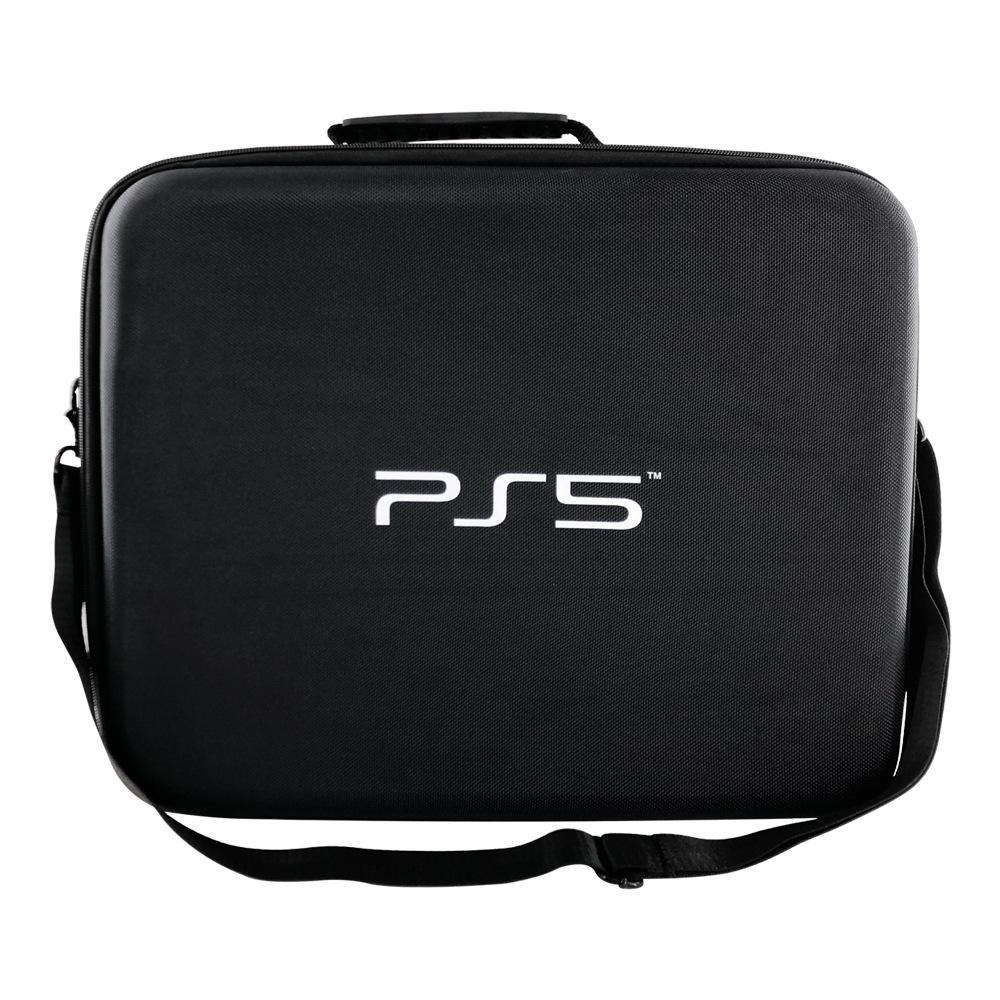 Сумка для хранения и транспортировки игровой консоли PS5 с отделениями для аксессуаров