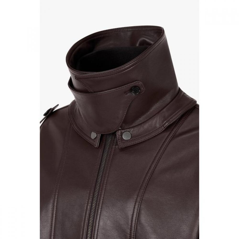 Studio Tomboy Leather Bomber Jacket 9105161a01