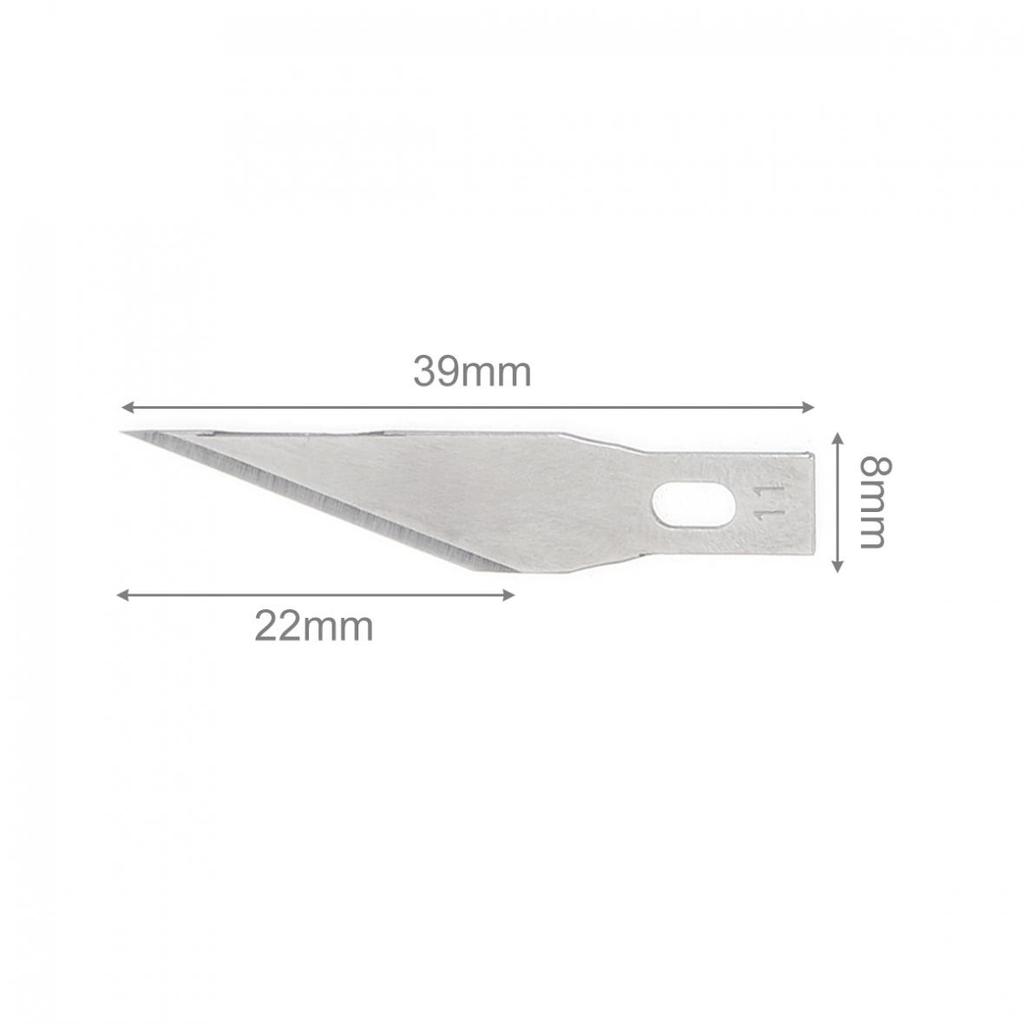 5 шт. 11 # лезвия из нержавеющей стали, лезвия для гравировки, сменные лезвия для резьбы по дереву, хирургический скальпель, ремесло