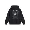 Li Ning Sports Lifestyle Series Pattern Printed Hooded Fleece Loose Pullover Sweatshirt Unisex Sweatshirt Black AWDT897-3