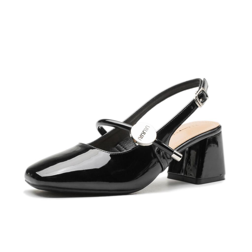 Кожаные туфли на плоской подошве для женщин Huizhou на каблуках Su Yinyin, такие же классные тапочки, женская одежда, сандалии с сумкой и головкой для женщин