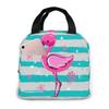 Pink Flamingo Summer Funny Insulated Lunch Bag Lunch Box Containers for Women Men Shopping Office School Picnic