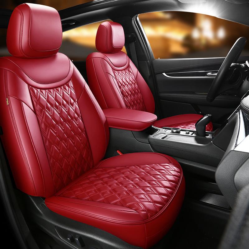 2024 T-Roc Чехол на сиденье из кожи наппа - Полный охват, Всесезонная подушка