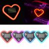 Car LED Heart-shaped Ambient Lights Solar USB Charging Interior Atmosphere Lights for Cars Perfect Gift Decoration