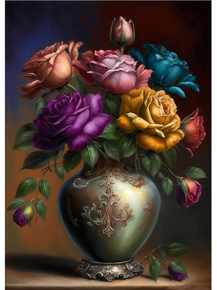 Скандинавский яркий натюрморт с цветами, цветочным искусством, плакатом, холстом, картиной, абстрактным винтажным настенным искусством для гостиной, украшения дома