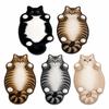 Absorbent Cat Shaped Rug Soft Surface Cat Shaped Carpet Cute Animal Print Rug  Bedroom Decor