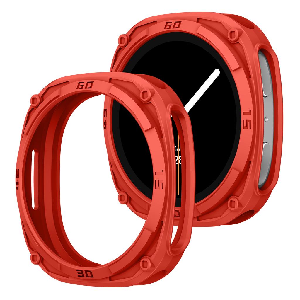 PC scale+case For Samsung galaxy watch 8 44mm 40mm Accessories Hollow Protective Bumper shell For Samsung galaxy watch 8 cover