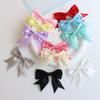 Double-Layer 8-Minute Polyester Swallowtail Ribbon Waist Bow and Headdress Accessory