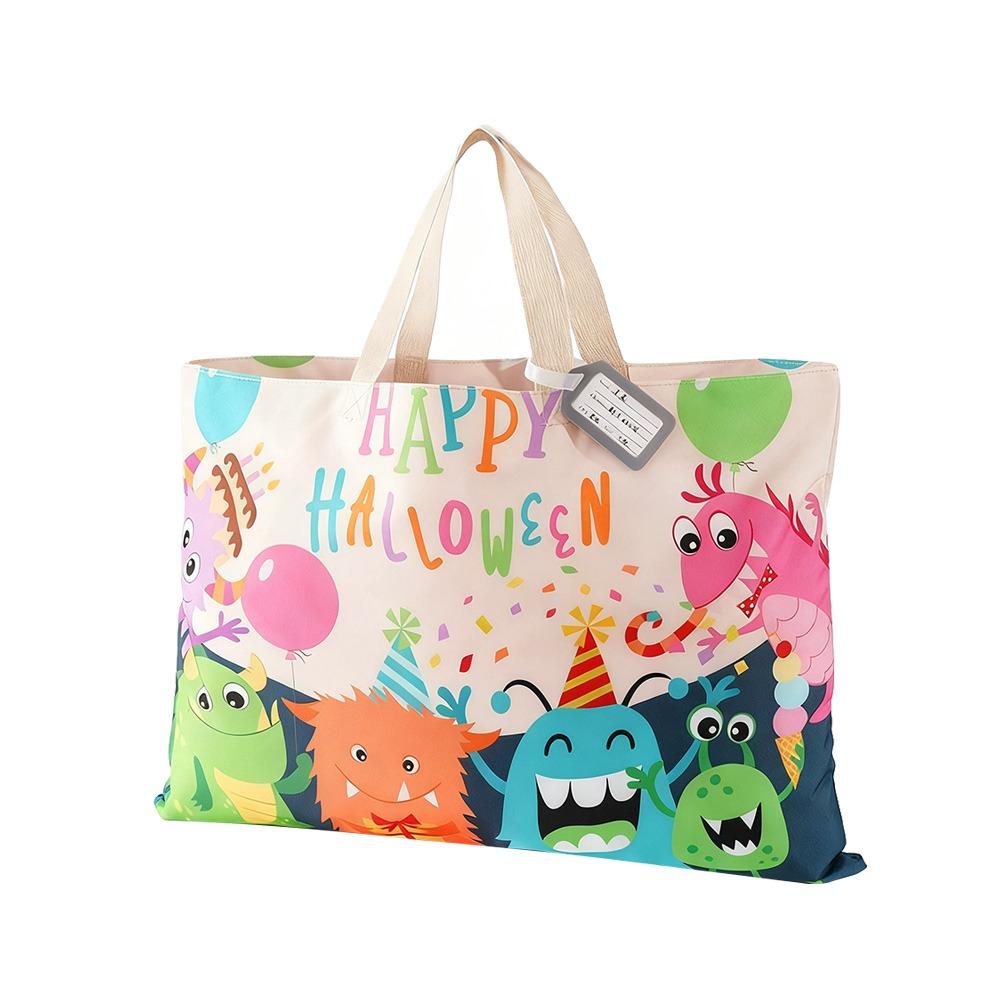 Cartoon Print Kindergarten Quilt Storage Bag Oxford Cloth Large Capacity Mommy Maternity Bag Multi-Purpose Lightweight