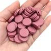 Оптовая продажа ожерелья браслет круглые хлопья DIY фурнитура изготовление ювелирных изделий 20 шт 15 мм деревянные бусины подвесные бусины