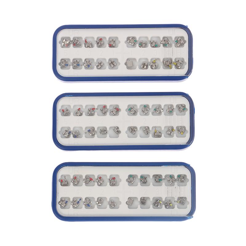 Высококачественные стоматологические брекеты Материал пассивные самолигирующие брекеты Mbt/Roth 022 345 Крючки